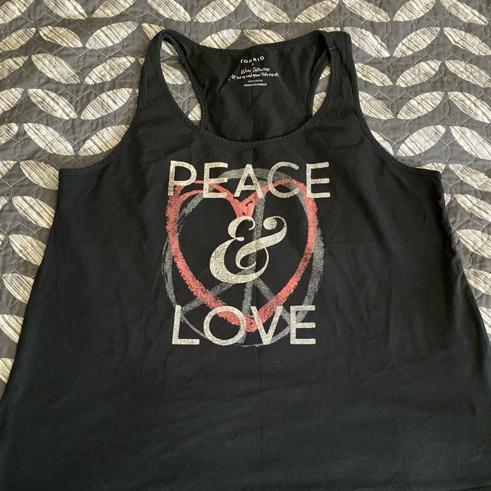 Racerback tank top